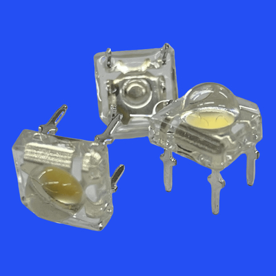 0.5W 6500K Cool White Piranha LED Integrated Zener 80 Deg 5mm LED สําหรับรถบัสรถบรรทุกไฟฟ้ารถยนต์